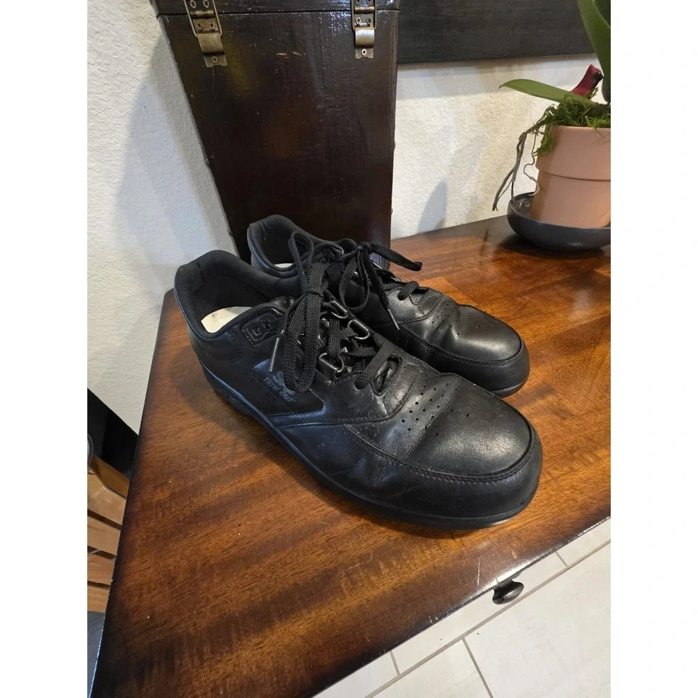 2 SAS Mens Time Out Walking Shoe Oxford Sneaker‎ Black Leather Diabetic Size 11